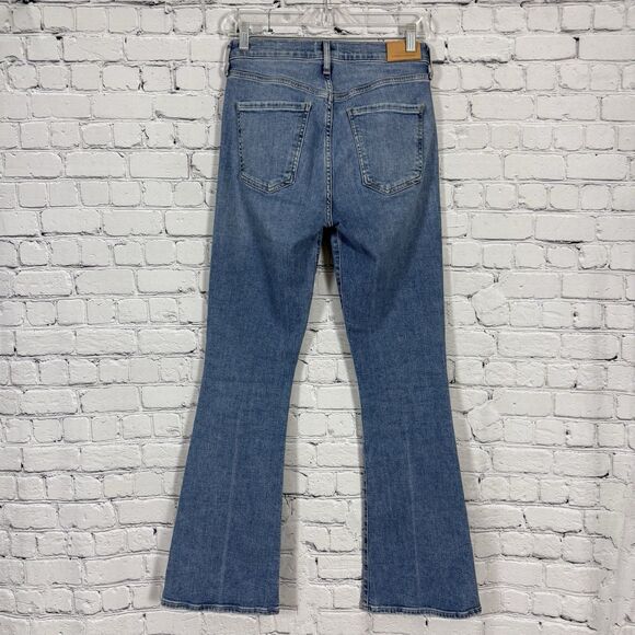 Citizens of Humanity Lilah High Rise Bootcut Jeans in Opal Blue Wash 27 - Picture 11 of 16